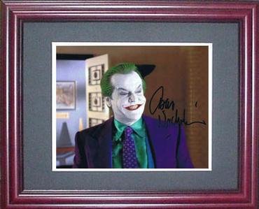 Jack Nicholson Autographed Joker Photo