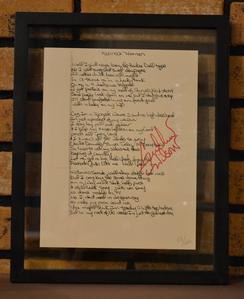 Gretchen Wilson Original Lyrics (Autographed) -Redneck Woman 