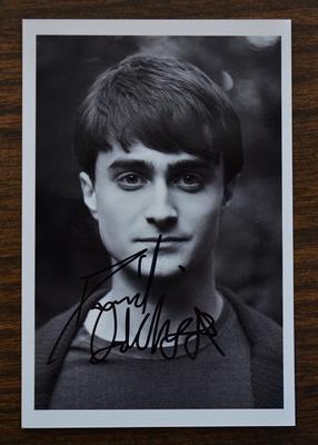 Daniel Radcliffe Autographed Photo