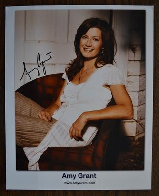 Amy Grant Autographed Photo