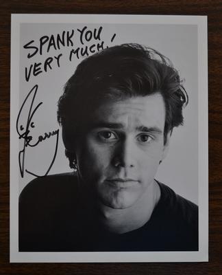 Jim Carrey Autographed Photo