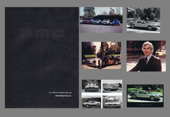 DeLorean Motor Company promotional photograph kit