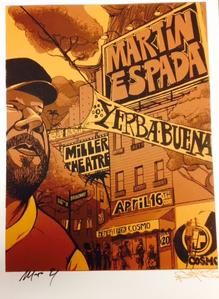 For Sale - Original Posters by "Cekis" for 2010 CoSMO Event with Martin Espada & Yerba Buena