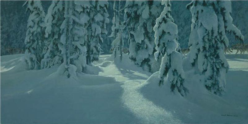 Deep Winter - Wolves* - Robert Bateman