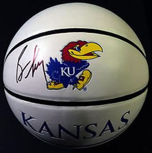 Bill Self autographed Basketball
