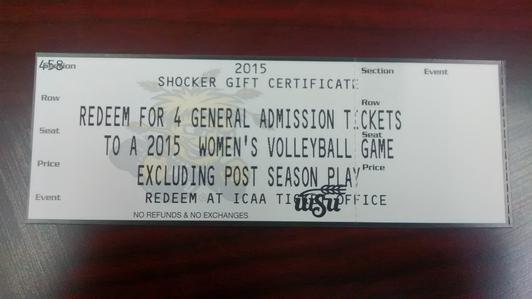 WSU Volleyball Game Tickets