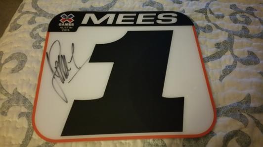 Jared Mees X-Games Number Plate