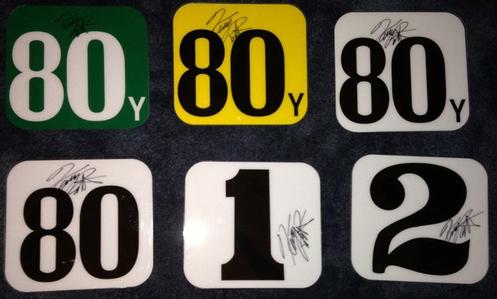 Kenny Roberts Number Plates