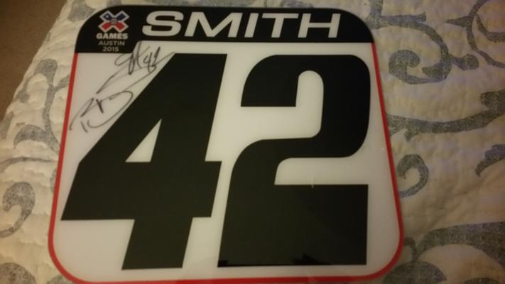 Bryan Smith X-Games Number Plate (mini)
