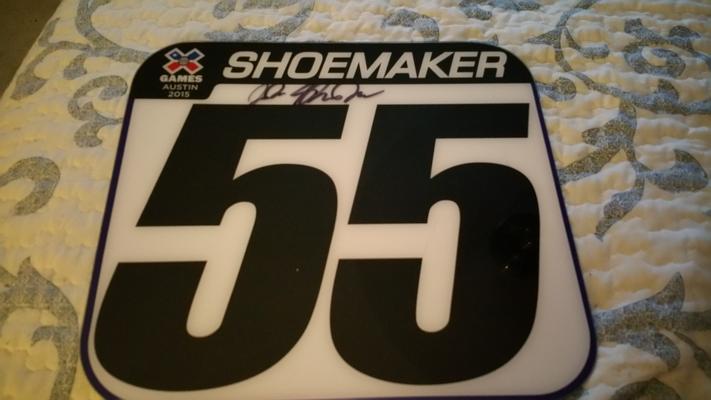 Jacob Shoemaker X-Games Number Plate (mini)