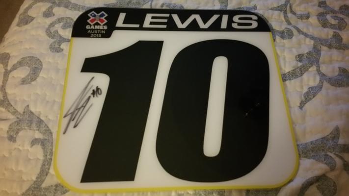 Johnny Lewis X-Games Number Plate (mini)