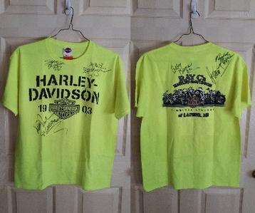 Signed Harley-Davidson T-shirt