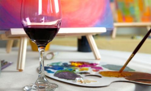 Wine and Painting in Glen Ellyn