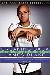 James Blake autographed book:  "Breaking Back"