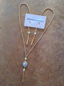 Wearable Expressions presents Earring and Necklace 