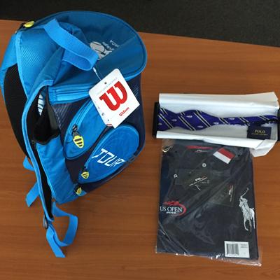 Wilson Tour Backpack with US Open Shirt & Bowtie