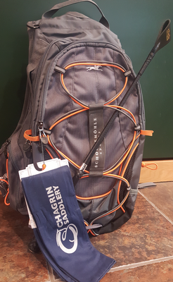 Schockemöhle Sport Backpack, Chagrin Saddlery Socks and Crop