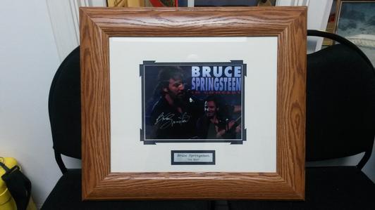 Autographed Bruce Springsteen picture
