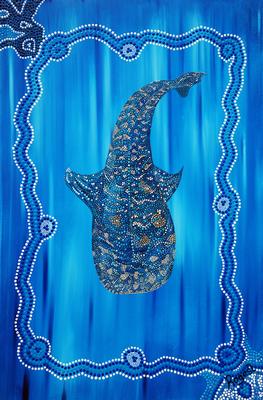 Rogest Whale Shark Print - autographed at show