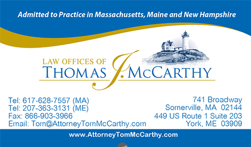 $1000 worth of Tax/Legal services from the Law Office of Thomas J. McCarthy