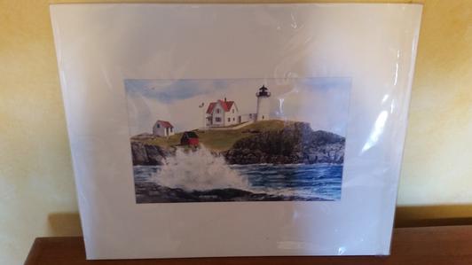 Signed print "The Nubble"
