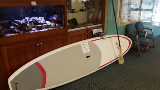 11-1/2 foot Stand Up Paddle Board with Paddle and Personal Floatation Device
