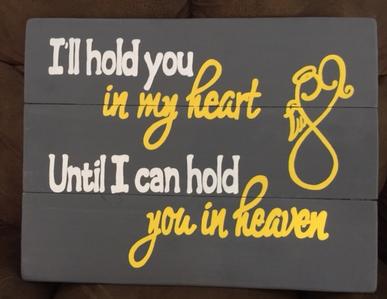 "I'll Hold You In My Heart" Wall Art