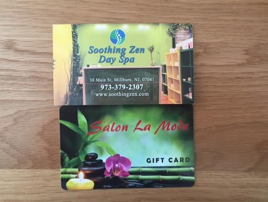 Soothing Zen Spa and Salon La Mode Gift Certificates