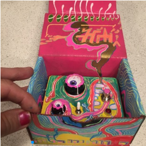 WAYNE COYNE, THE FLAMING LIPS FRONTMAN, HANDPAINTED EFFECTS PEDAL (DEATH BY AUDIO) + BOX