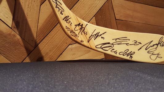Team Signed Avalanche Hockey Stick