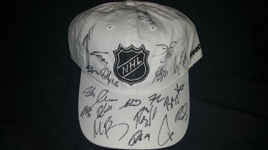 Signed Boston Bruins NHL hat
