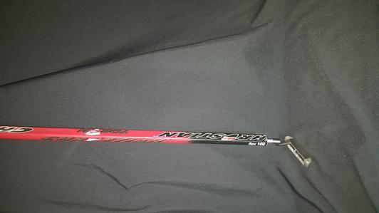 Putter made from a hockey stick - Red