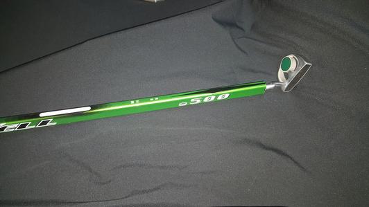 Putter made from a hockey stick - Green