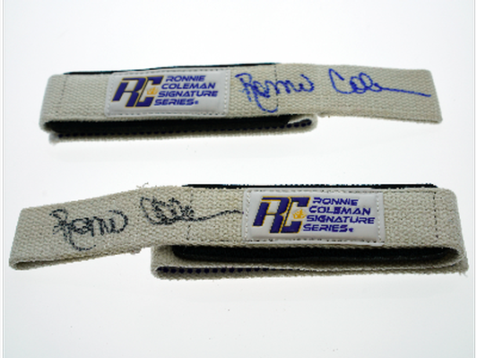Ronnie Coleman Autographed Lifting Straps