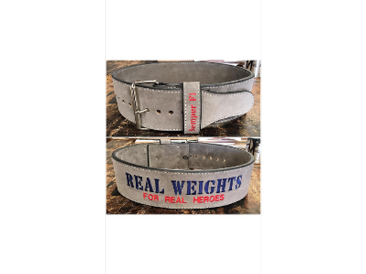 AUTOGRAPHED Real Weights For Real Heroes Powerlifting Belt