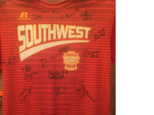 2017 US LLWS Champions Autographed Jersey