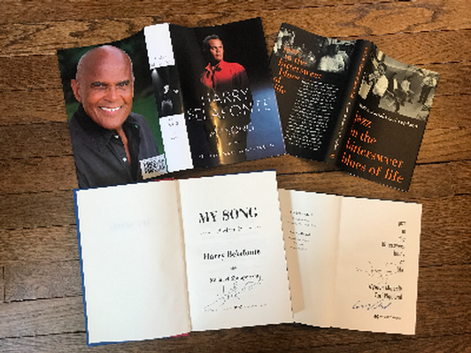 Men of Music & Action: Signed Book Collection by Harry Belefonte, Wynton Marsalis & Carl Vigeland