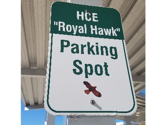 The Royal Hawk Parking Spot