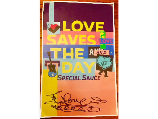 G Love and Special Sauce autographed "Love Saves The Day" show poster