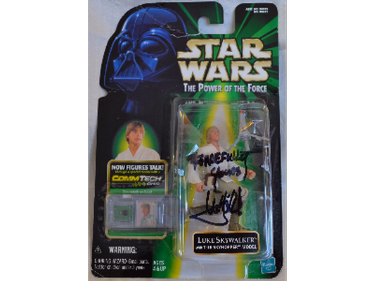 Mark Hamill Signed Luke Skywalker Toy