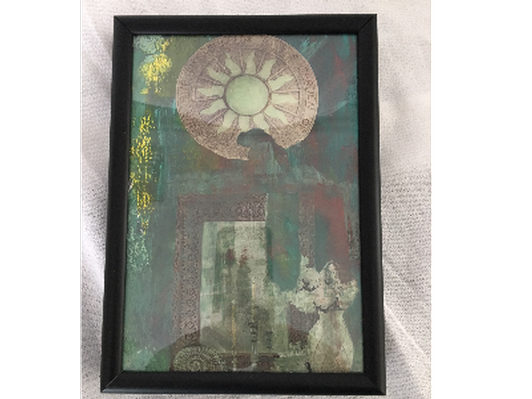 Mixed Media Art: "Friends Remembered"