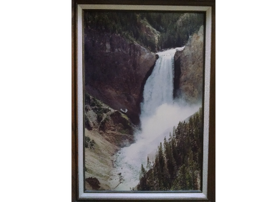 Yellowstone Falls Framed Photograph