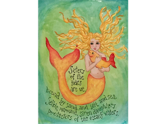 "Sisters of the Tide" Original Art by Glenda Hopkins
