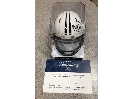 Titans: Jack Conklin Autographed Mini Helmet