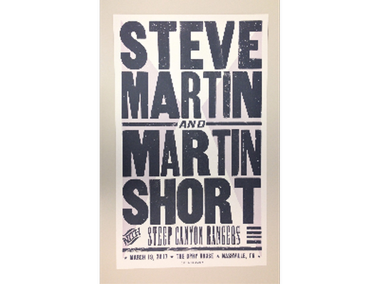 Steve Martin & Marin Short show poster