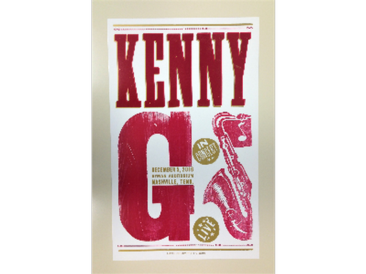 Kenny G show poster