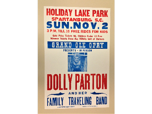 Dolly Parton show poster