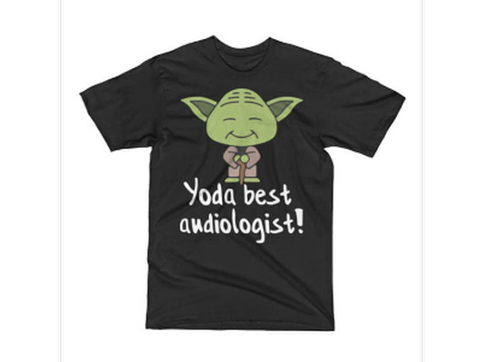 Yoda Best Audiologist pun t-shirt