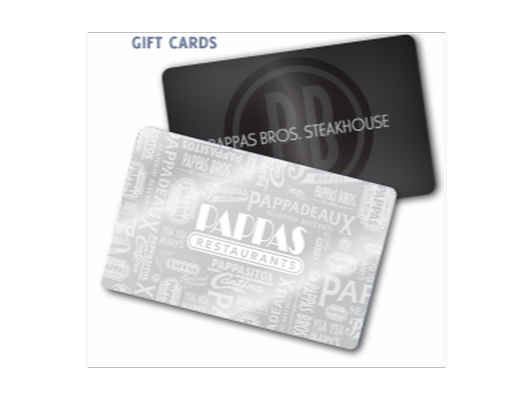 50 Pappas Restaurants Gift Card