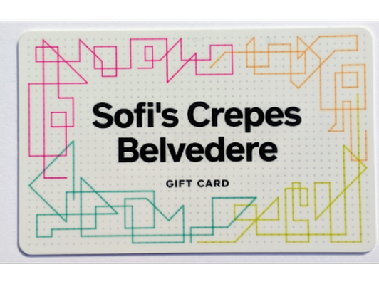 Sofi's Crepes $25 Gift Certificate 